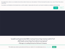Tablet Screenshot of leadcrunch.com